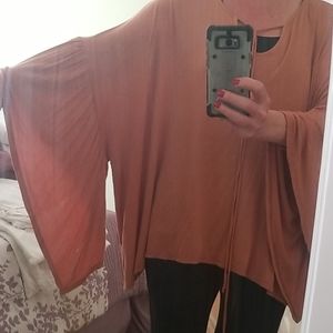 Bohemian loose fitting oversized top